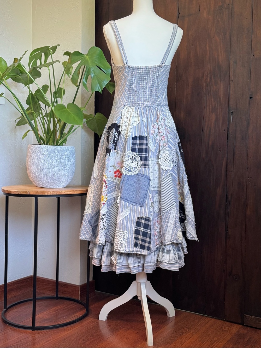 Pilcro Jenna Square Neck Patchwork Dress - Picture 3 of 3